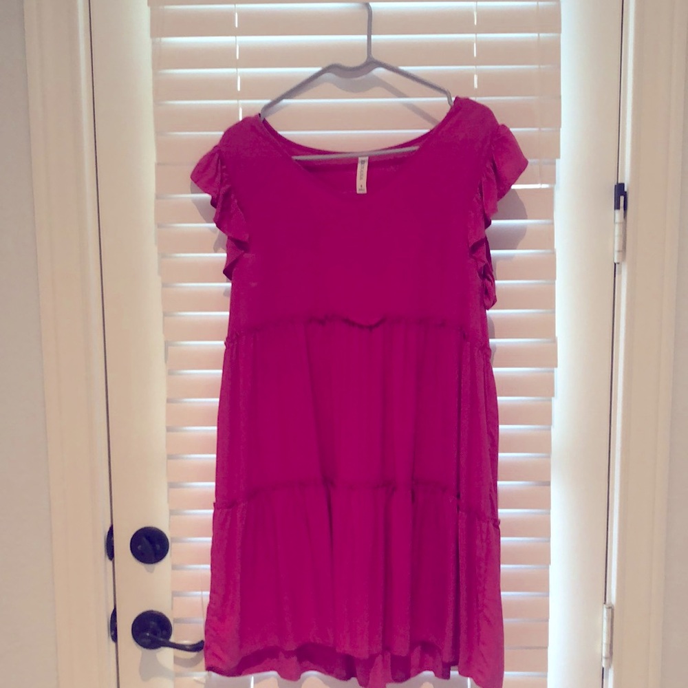 Pretty Hot pink mini dress Never worn!